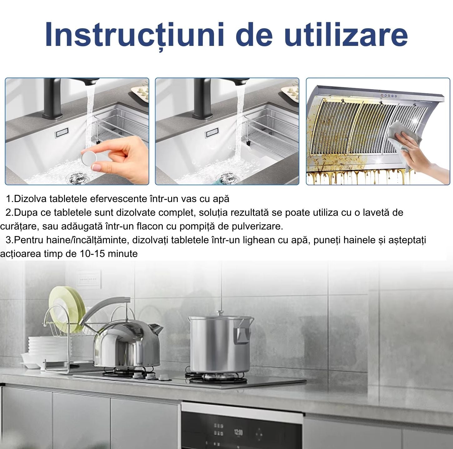 Tablete universale de curatare